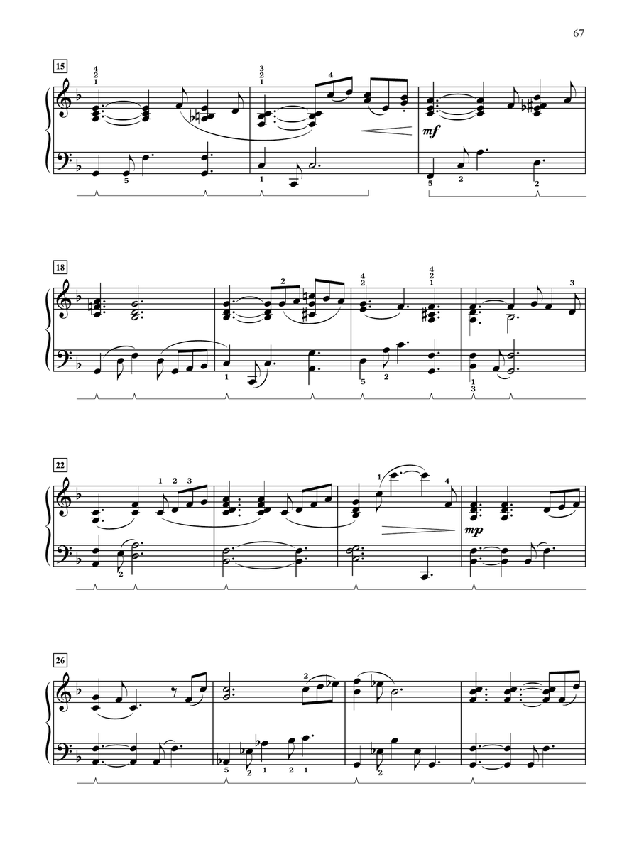 I Need Thee Every Hour - Piano Solo Piano Solo scores gallery preview page 2