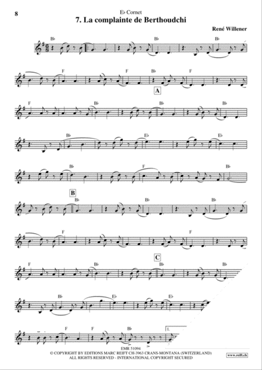 La Fete au Chalet Volume 1 Cornet scores gallery preview page 9
