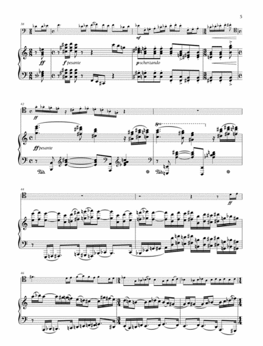 Sonatensatz, Op. 57 (2003) for Cello and Piano