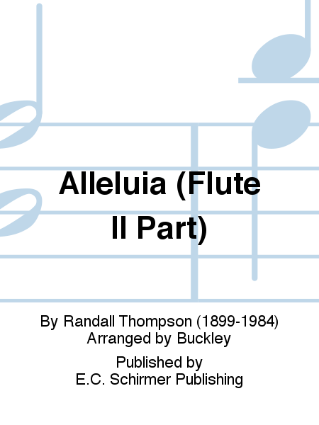 Alleluia (Flute II Replacement Part)
