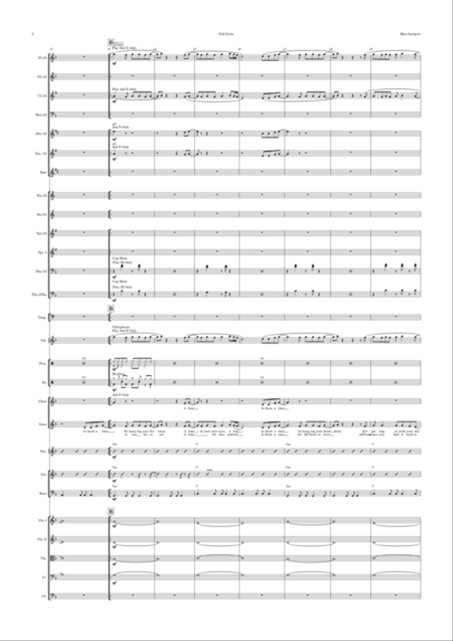 Miss Sarajevo Full Orchestra scores gallery preview page 2