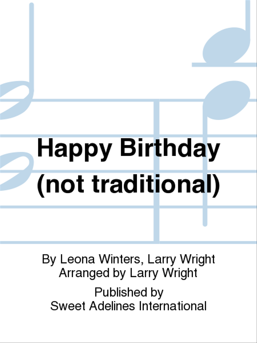 Happy Birthday (not traditional) A Cappella scores gallery preview page 1