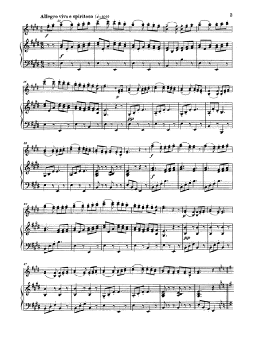 Sonata XIII E minor Violin Solo scores gallery preview page 2