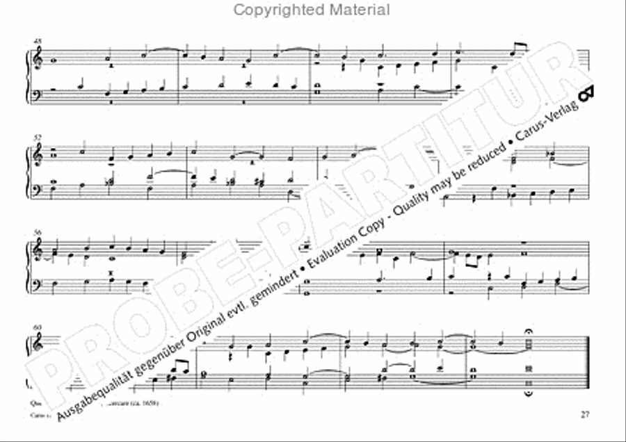 Freiburger Orgelbuch: Stammteil Organ Solo scores gallery preview page 28