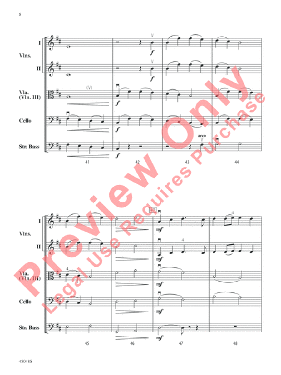 A Christmas Canticle A Christmas Canticle String Orchestra scores gallery preview page 9