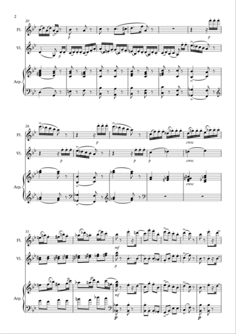 Nutcracker - Miniature Overture Small Ensemble scores gallery preview page 2