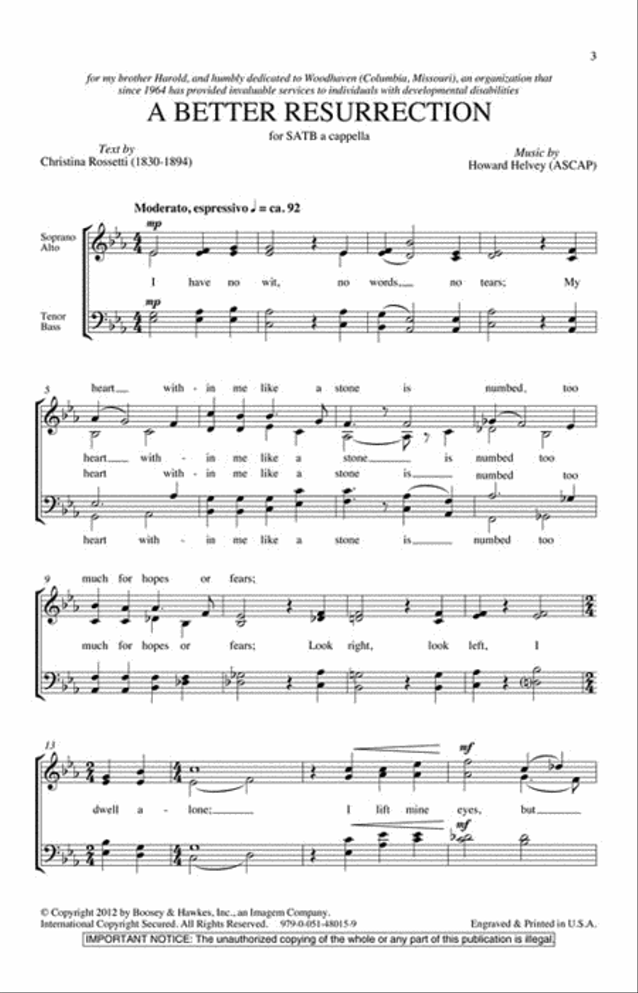 A Better Resurrection 4-Part scores gallery preview page 2