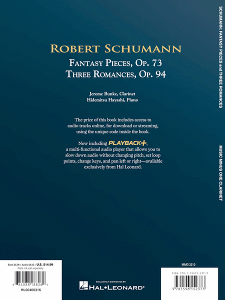 Schumann - 5 Fantasy Pieces, Op. 73 and 3 Romances, Op. 94 image number null