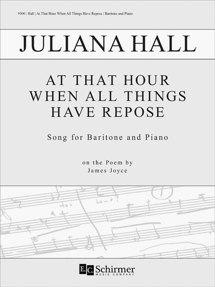 Book cover for At That Hour When All Things Have Repose