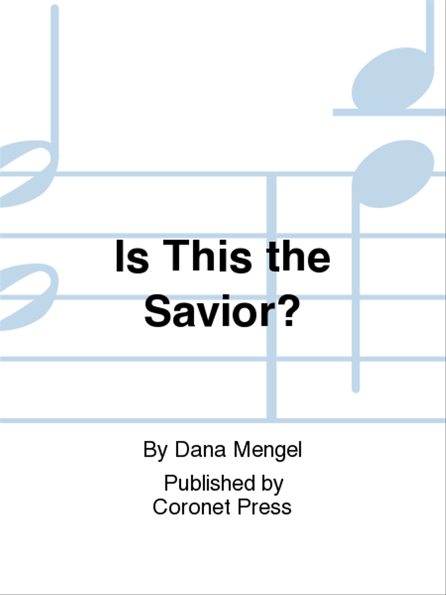Is This the Savior? 4-Part scores gallery preview page 1