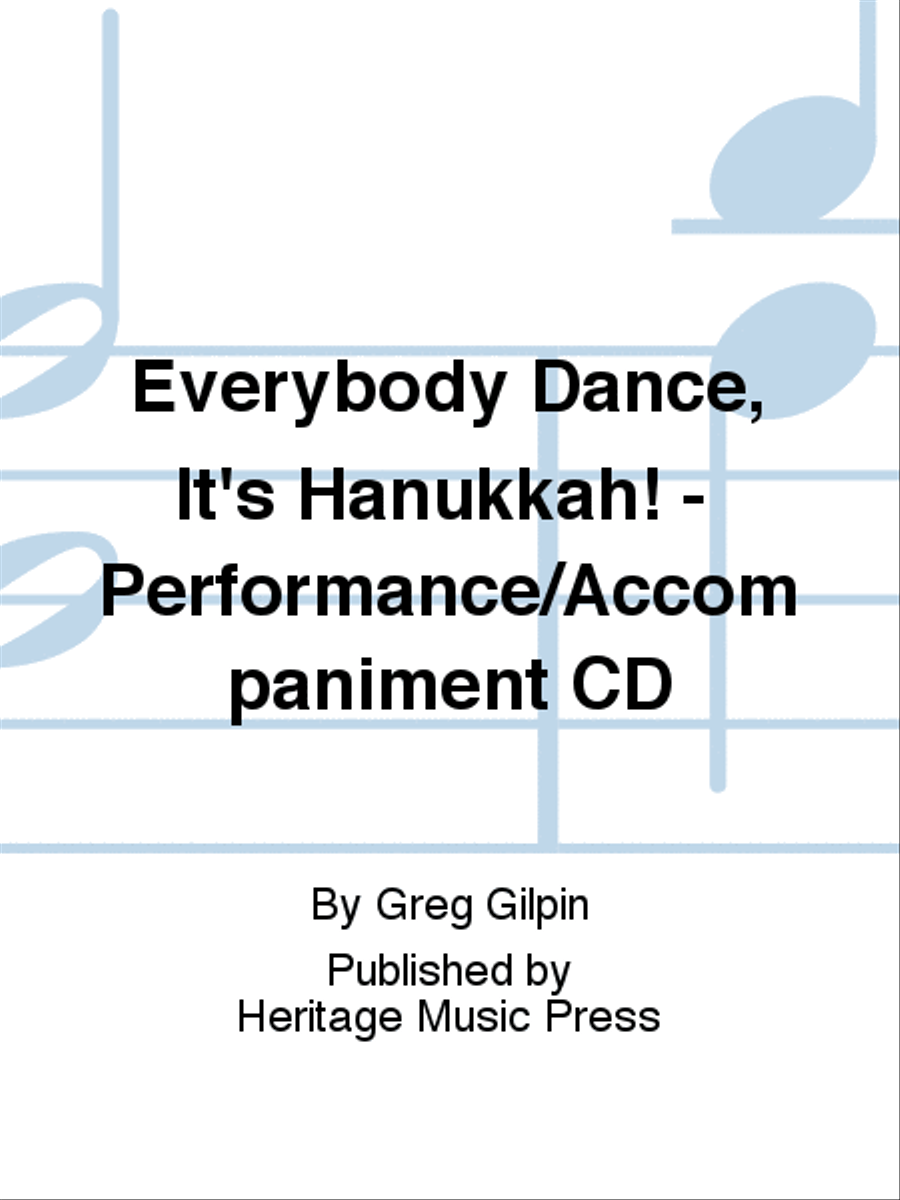 Everybody Dance, It's Hanukkah! - Performance/Accompaniment CD Accompaniment CD scores gallery preview page 1