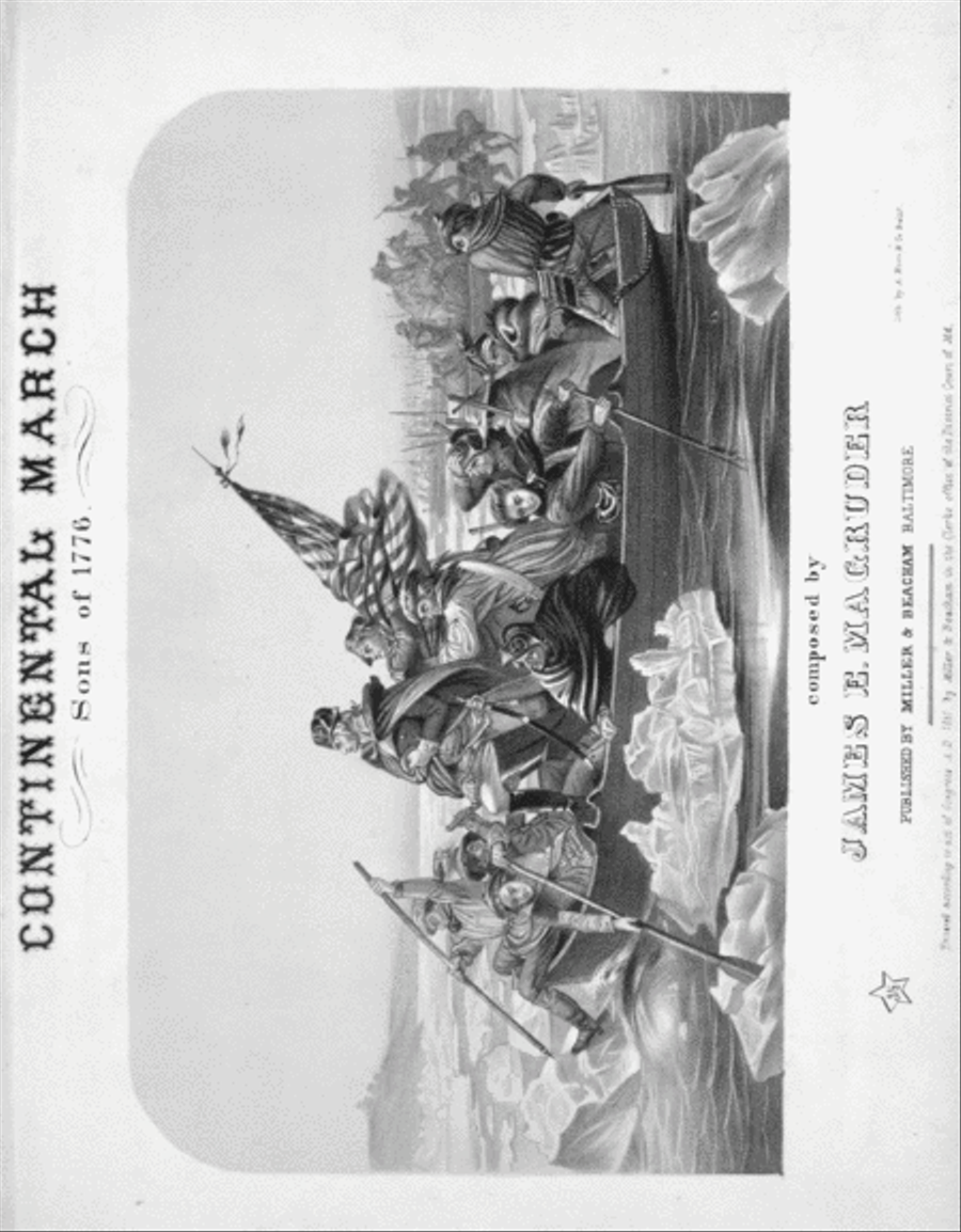 Continental March; Sons of 1776 Piano Solo scores gallery preview page 1