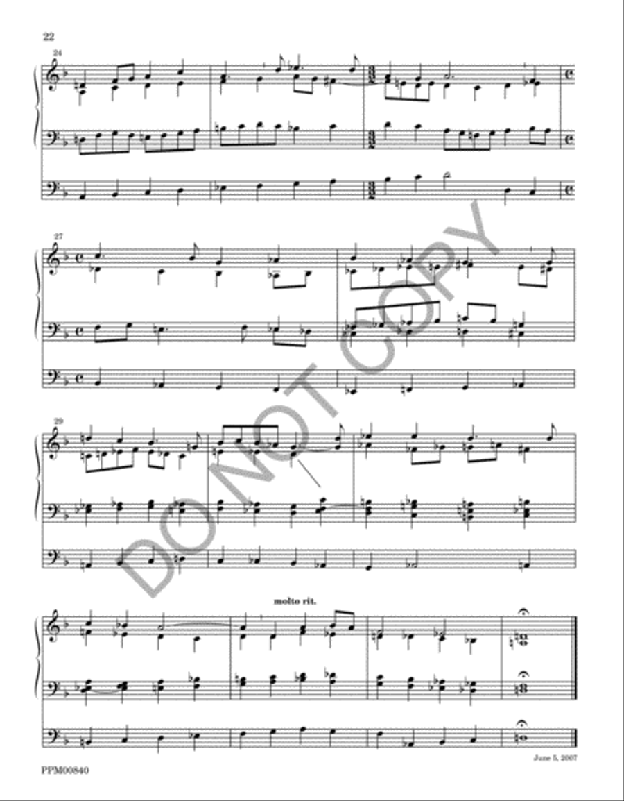 I Sing the Almighty Power of God: Organ Voluntaries on the Hymn Tunes of Ralph Vaughan Williams Volume III Organ scores gallery preview page 25