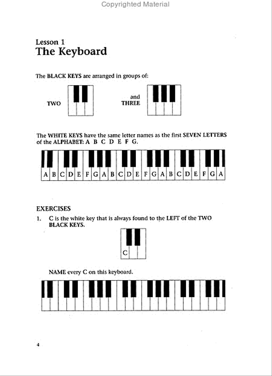 Keyboard Theory Preparatory Series, 2nd Edition: Book A Piano Method scores gallery preview page 2