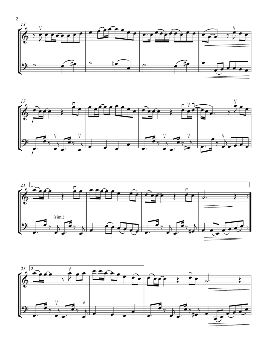 Just The Two Of Us String Duet scores gallery preview page 2