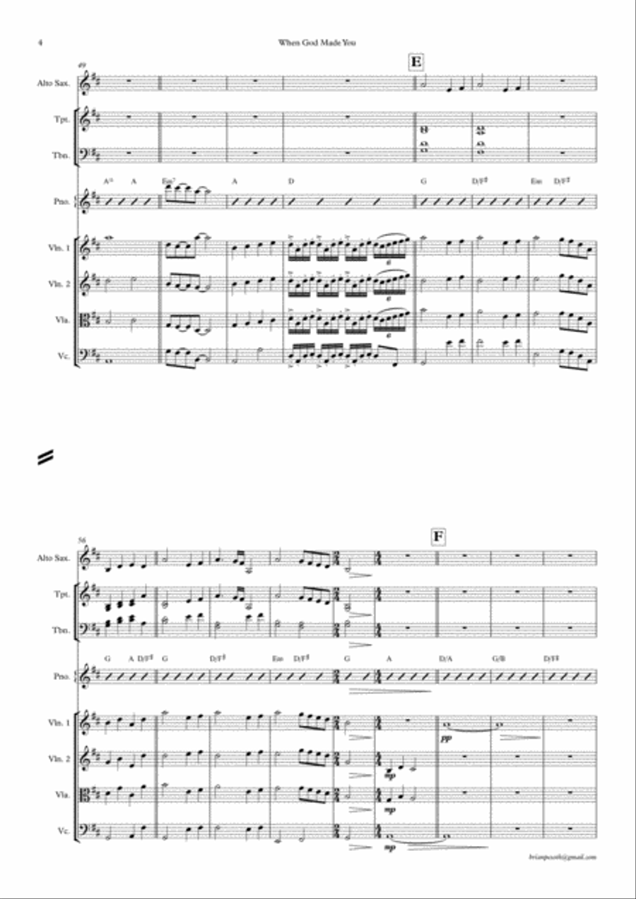 When God Made You When God Made You Small Ensemble scores gallery preview page 4