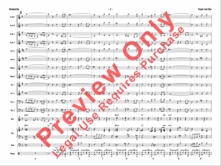 Night and Day Jazz Ensemble scores gallery preview page 5