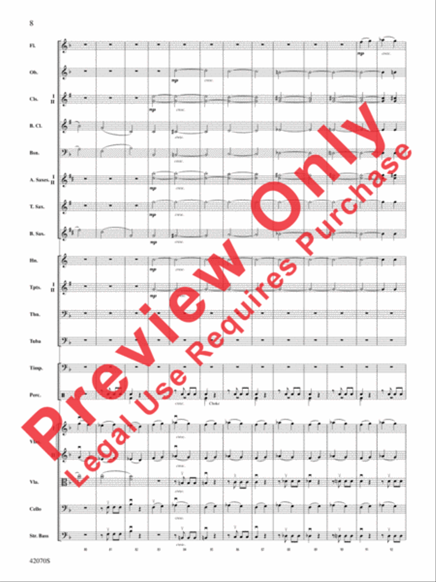 Symphony No. 5 Full Orchestra scores gallery preview page 9