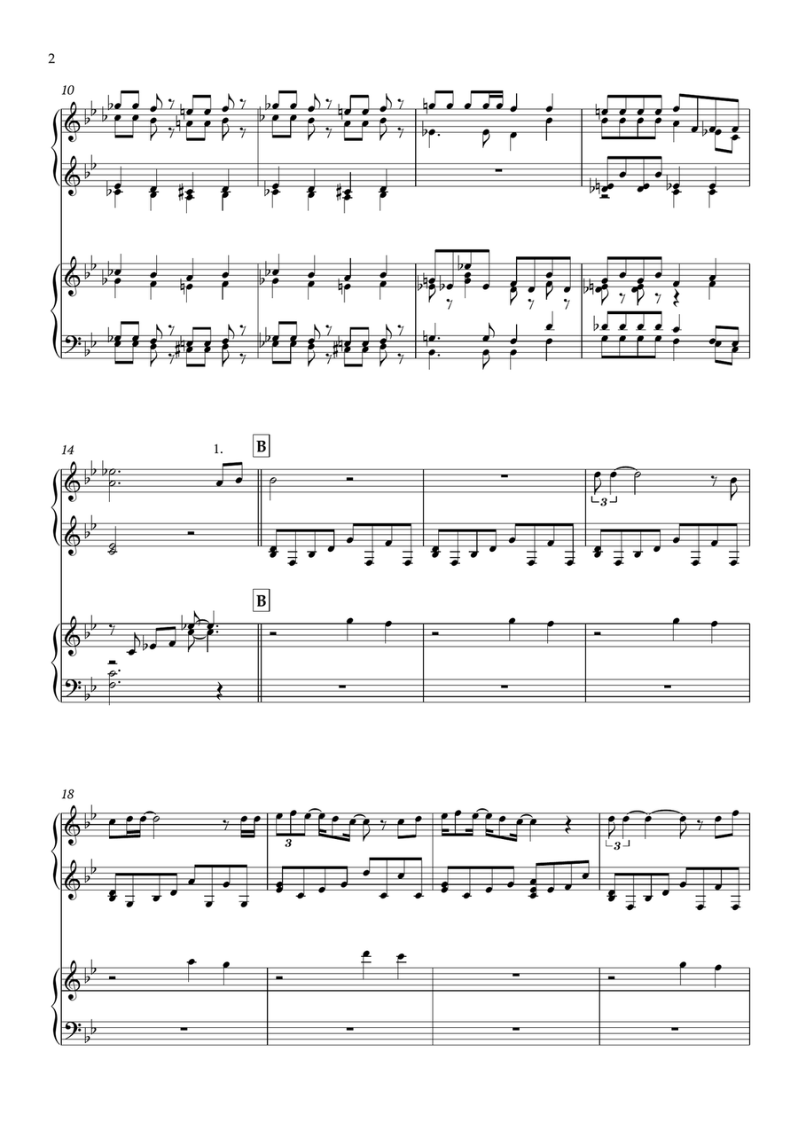 Bohemian Rhapsody Marimba scores gallery preview page 3