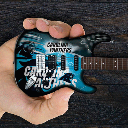 Carolina Panthers 10" Collectible Mini Guitar
