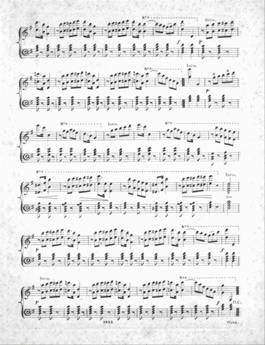 Oregon Quick Step Piano Solo scores gallery preview page 2