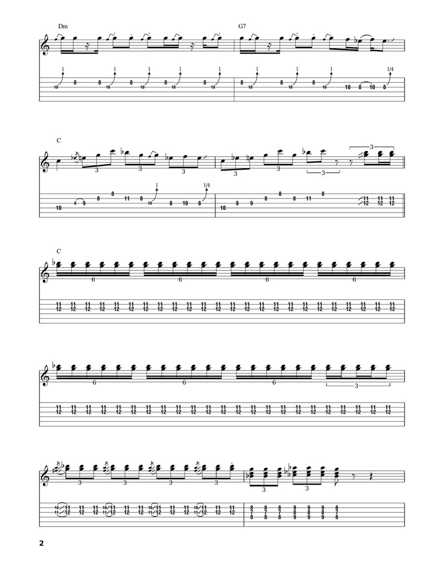 You Don't Love Me Electric Guitar scores gallery preview page 2