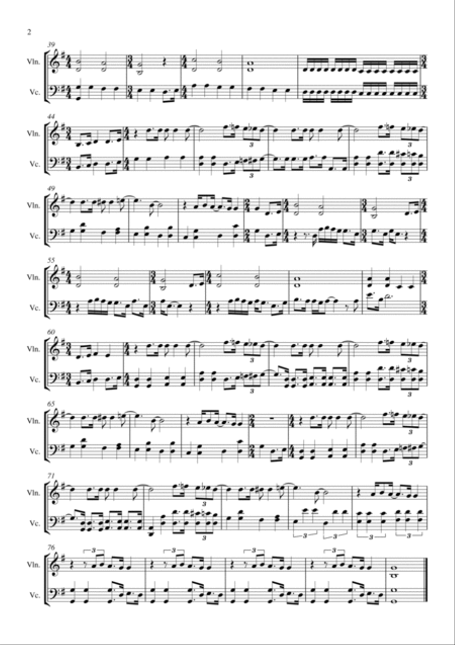 All You Need Is Love Score and Parts scores gallery preview page 3