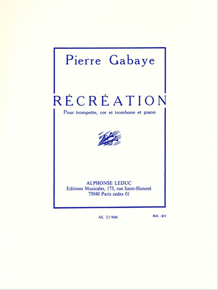 Recreation (quartet-brass) School and Community scores gallery preview page 1