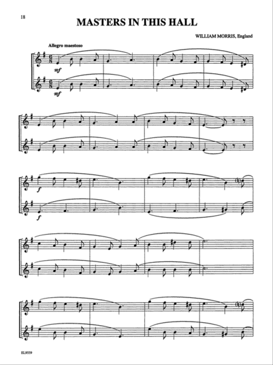 Christmas Duets for All (Holiday Songs from Around the World) Small Ensemble scores gallery preview page 5