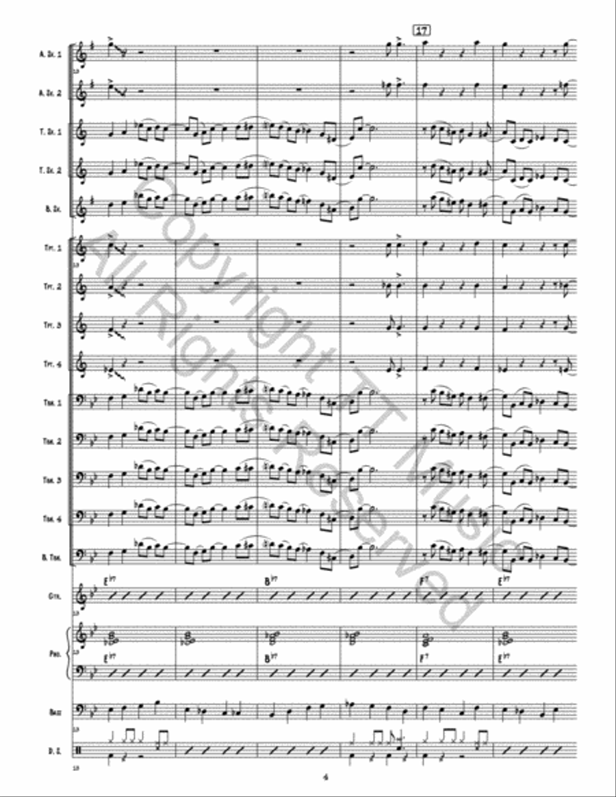 Airport Blues Airport Blues Jazz Ensemble scores gallery preview page 5