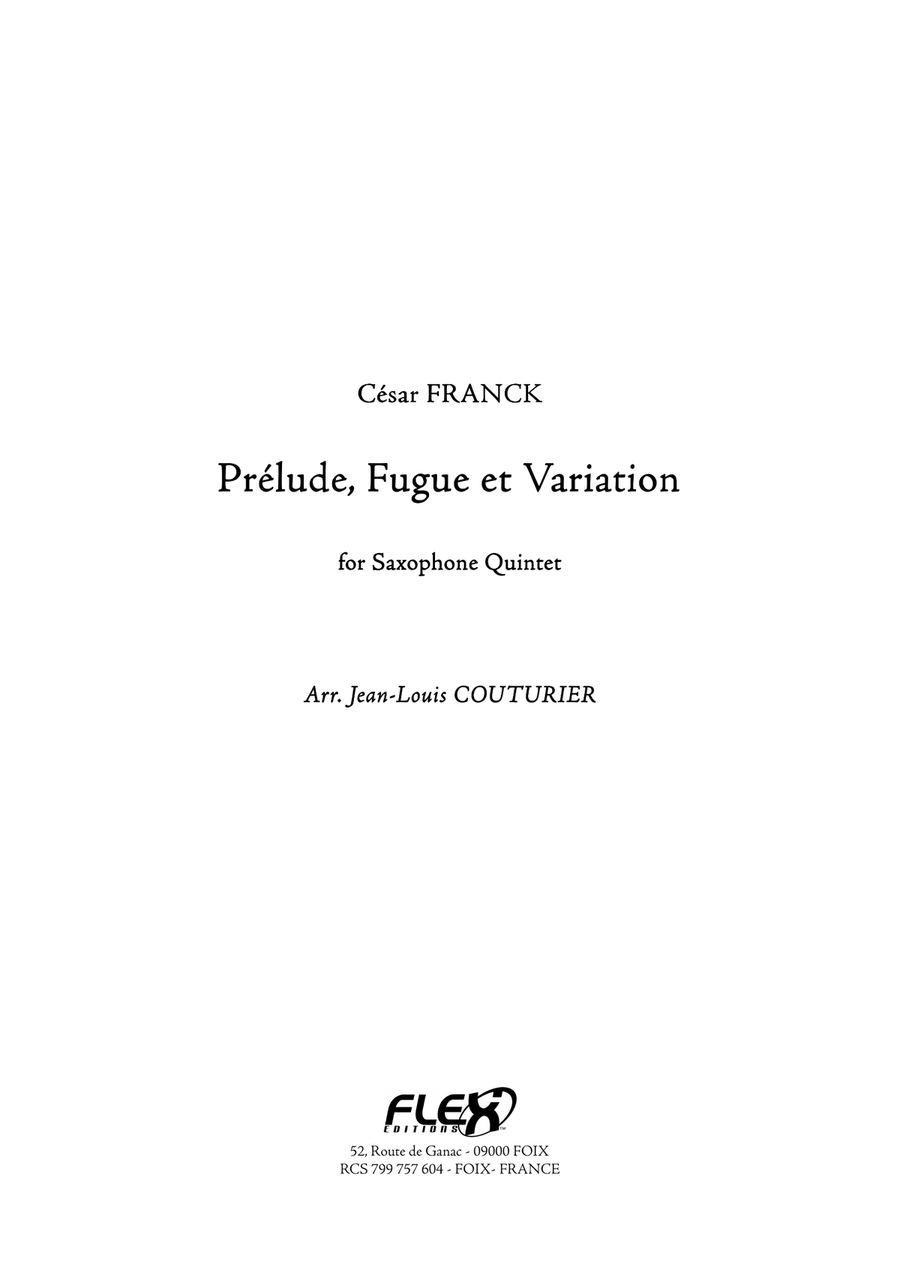 Prelude, Fugue and Variation