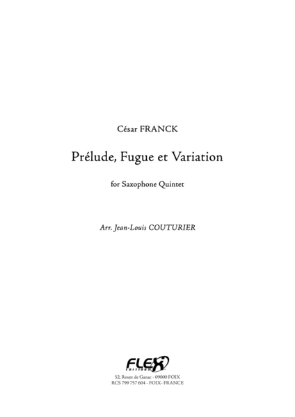 Prelude, Fugue and Variation image number null