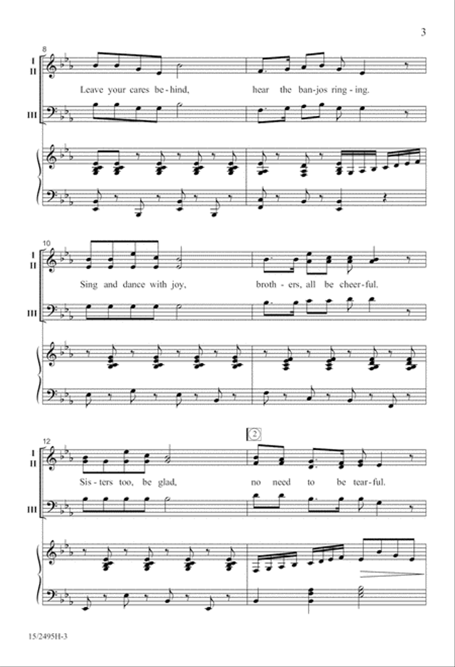 An Americana Songbook An Americana Songbook 3-Part scores gallery preview page 4