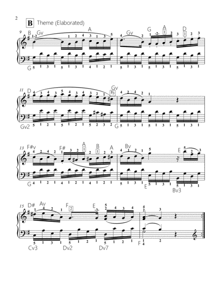 Sonata in C, K. 545 II Andante