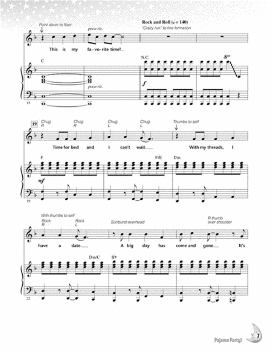 Pajama Party! Choir scores gallery preview page 3
