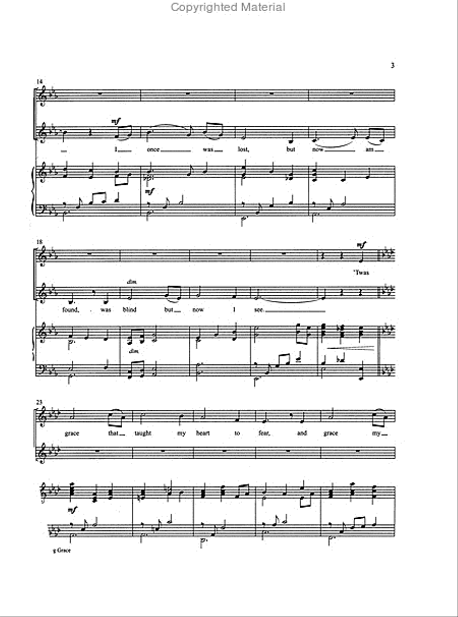 Classic Hymns for Two Voices, Vol. 1-Book and Accomp. CD Vocal Duet scores gallery preview page 3