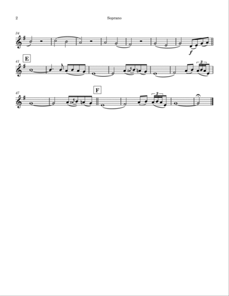 Mo Better Blues Saxophone Quartet scores gallery preview page 6