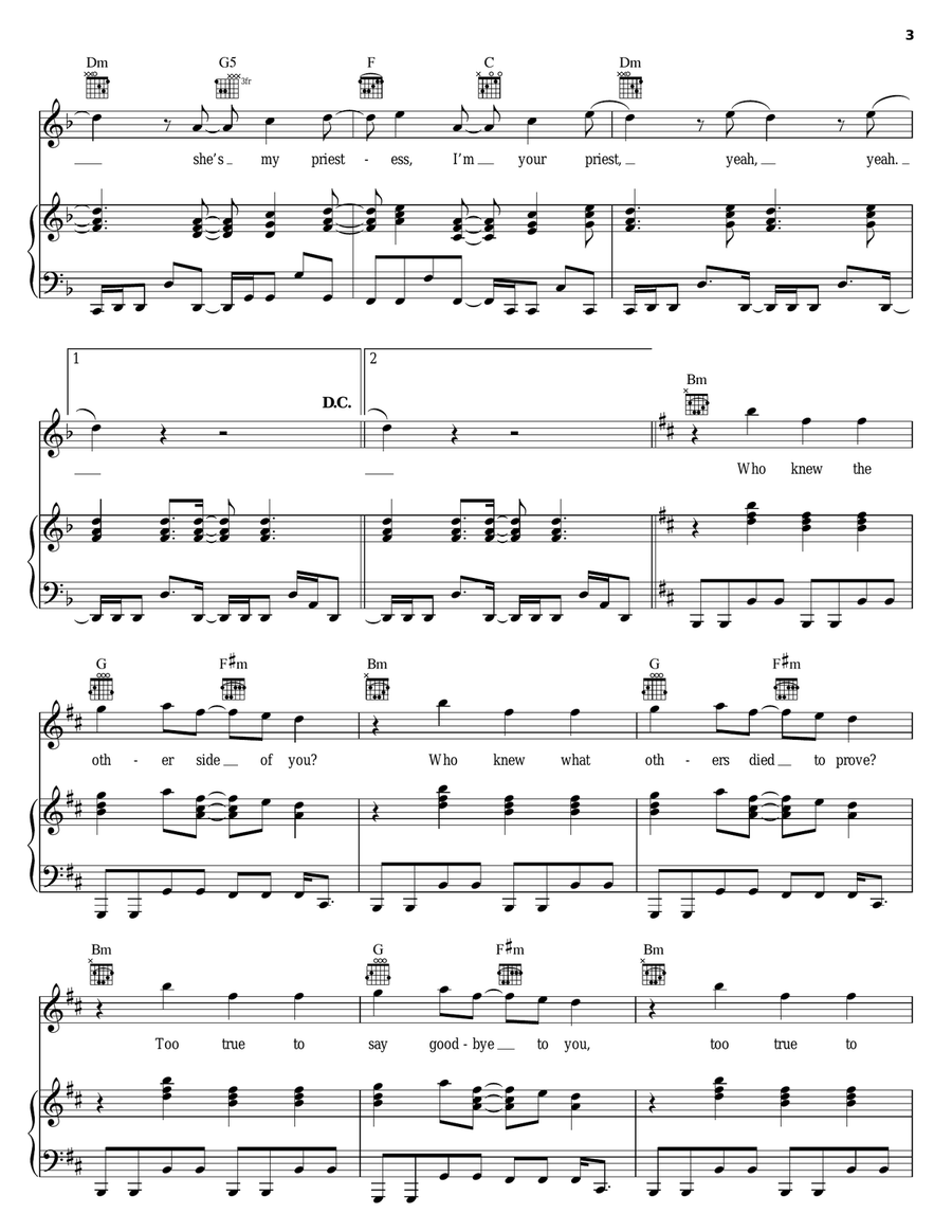 Dani California Acoustic Guitar scores gallery preview page 3
