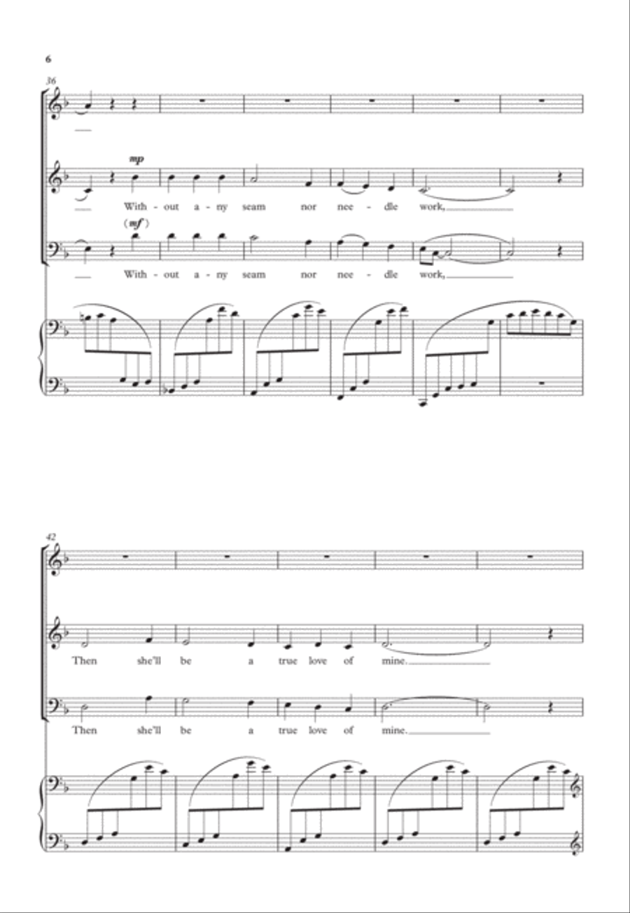 Scarborough Fair Scarborough Fair 3-Part scores gallery preview page 5