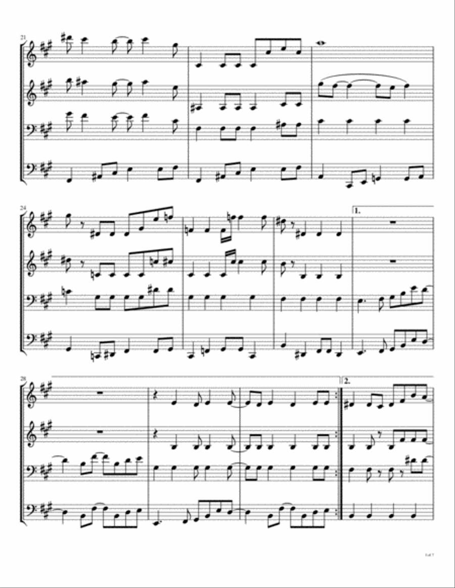 Day Tripper Brass Ensemble scores gallery preview page 4