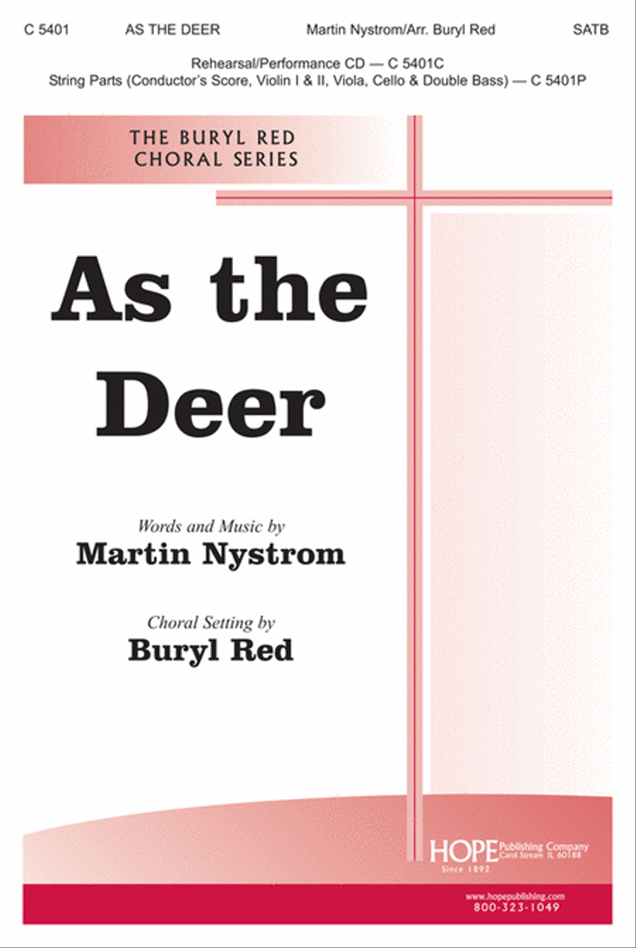 As the Deer As the Deer 4-Part scores gallery preview page 1