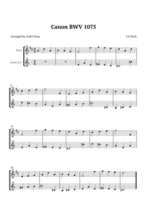 Canon BWV 1075