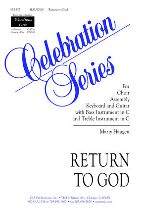 Book cover for Return to God