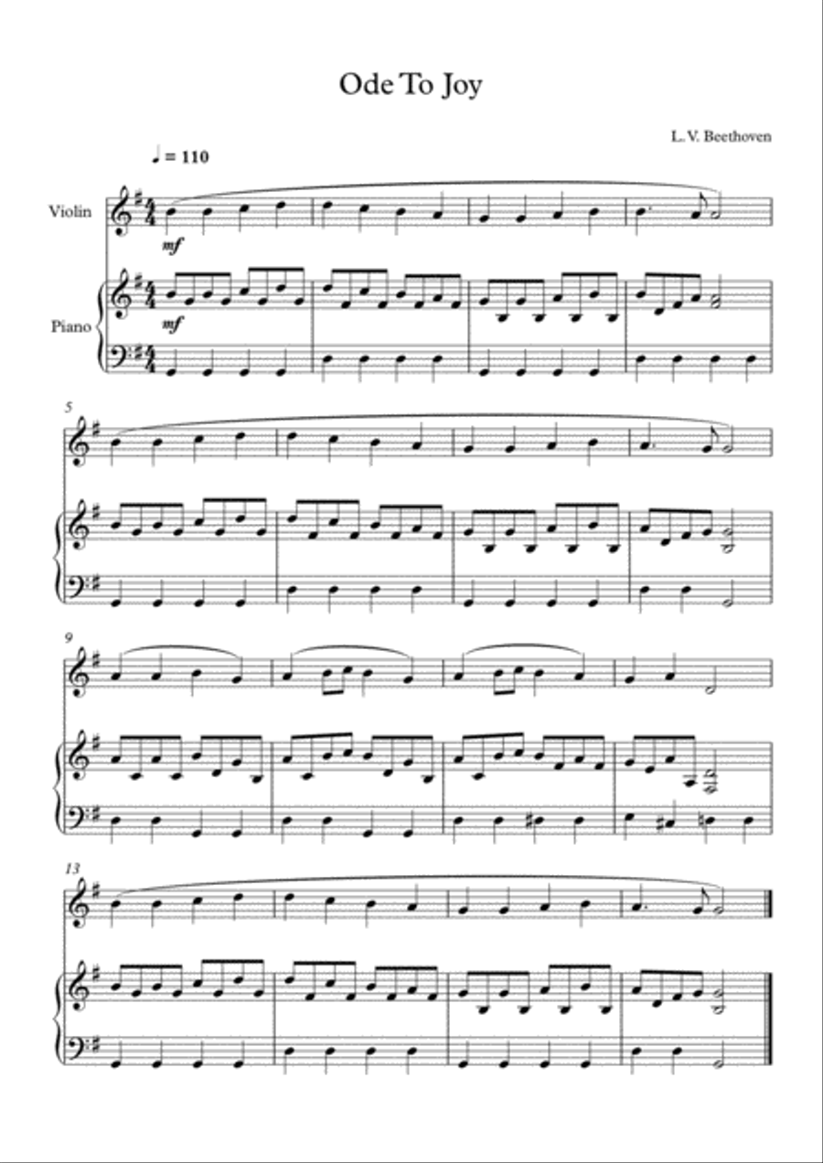 10 Wedding Songs For Violin & Piano Violin Solo scores gallery preview page 2