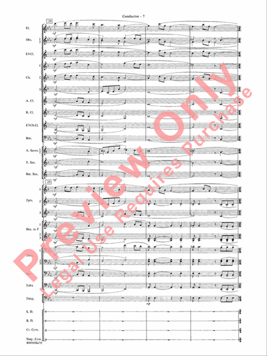 Aria Cantabile Concert Band scores gallery preview page 9