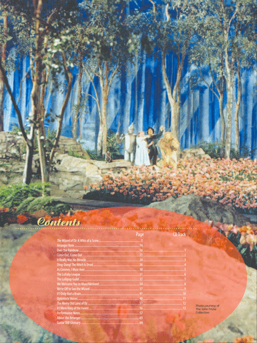 The Wizard of Oz Acoustic Guitar scores gallery preview page 3