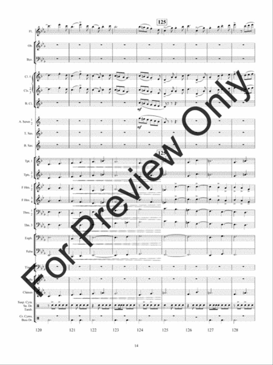 Celtic Song and Celebration Concert Band scores gallery preview page 17
