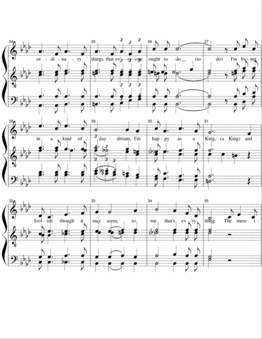 The Very Thought Of You A Cappella scores gallery preview page 3