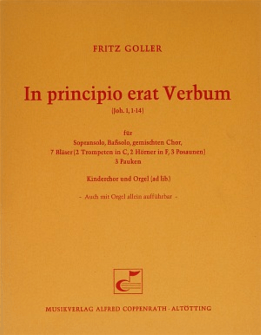 In principio erat Verbum 4-Part scores gallery preview page 1