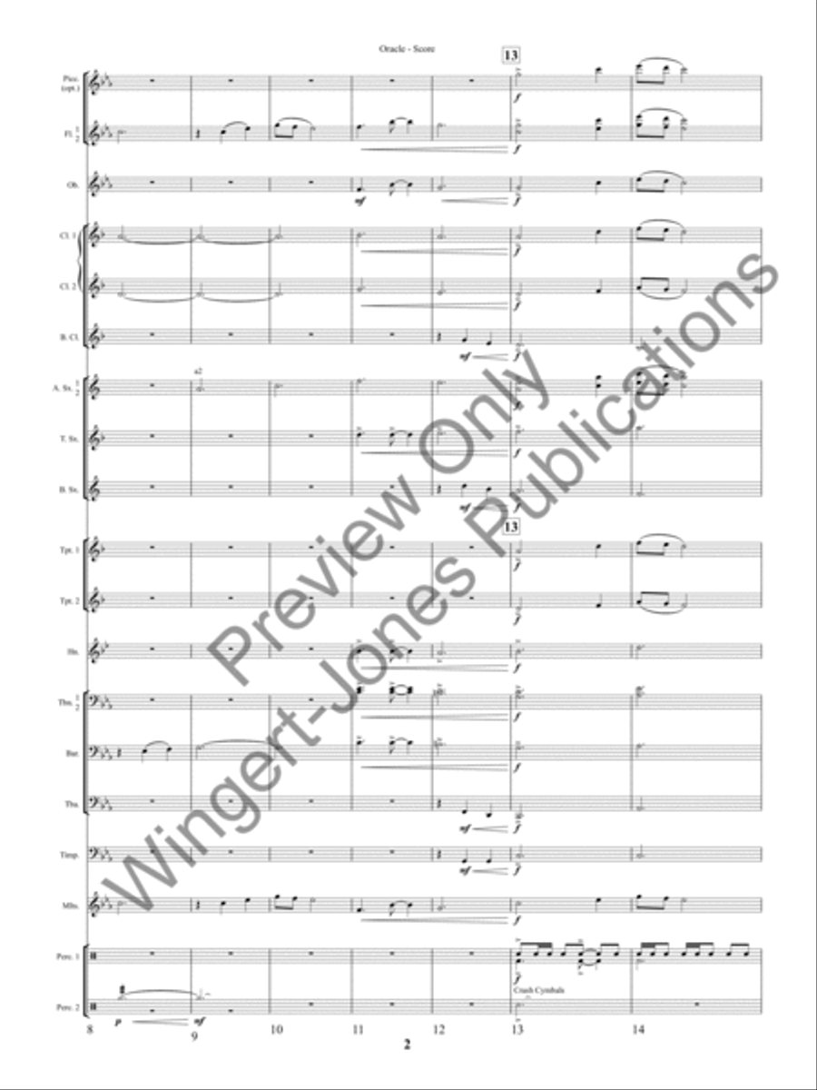 Oracle (Score) Concert Band scores gallery preview page 5